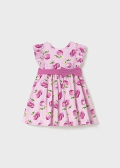 Vestido estampado frutal bebé