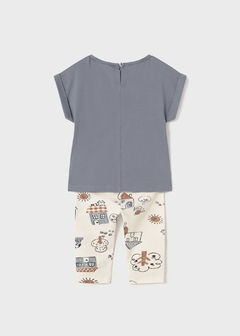 Conjunto legging estampado y camiseta bebé - comprar en línea