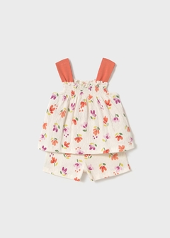 Conjunto pantalón corto y camiseta bambula bebé - comprar en línea