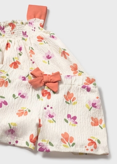 Conjunto pantalón corto y camiseta bambula bebé en internet