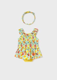 Conjunto 3 piezas estampado con diadema bebé - comprar en línea