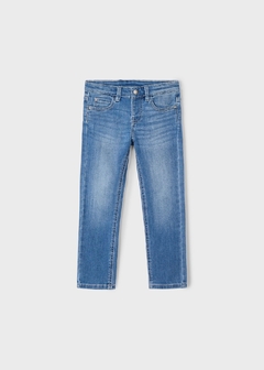 Pantalón de mezclilla ajustado básico niño en internet