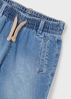Bermuda vaquera cinturilla elástica niño - keka moda infantil