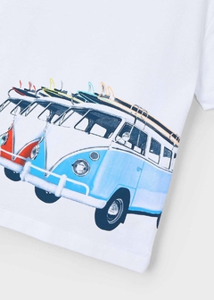 Playera furgoneta surf niño - keka moda infantil