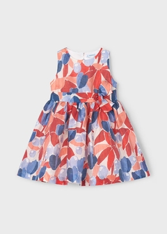 Vestido estampado flores niña