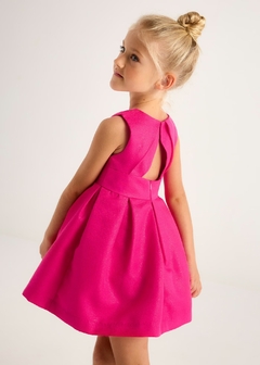 Vestido estructura satinado niña en internet