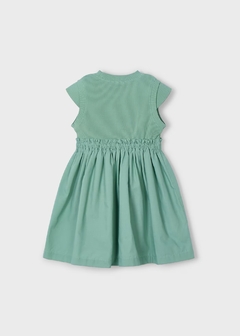 Vestido combinado canalé niña en internet