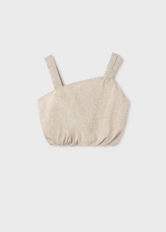 Top asimétrico moño chica - comprar en línea