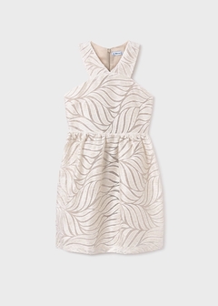 Vestido tirantes cruzados devoré chica - comprar en línea