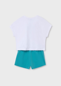 Conjunto short y playera gráfica chica - comprar en línea