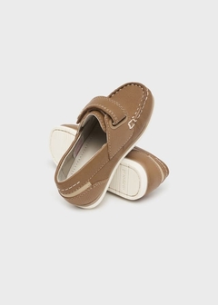 Náutico de piel con cierre de velcro para niño - comprar en línea