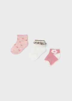 Pack 3 calcetines con algodón orgánico para bebé