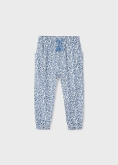 Pantalón baggy estampado de algodón para niña en internet