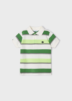 Polo de manga corta con estampado en algodón para niño - keka moda infantil