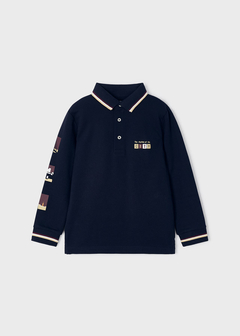 Polo manga larga para niño