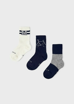 Pack 3 calcetines lisos print