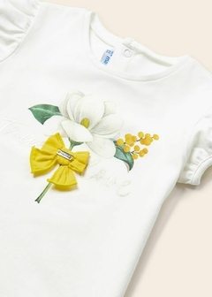 Conjunto 2 piezas con short satinado de algodon para bebe en internet
