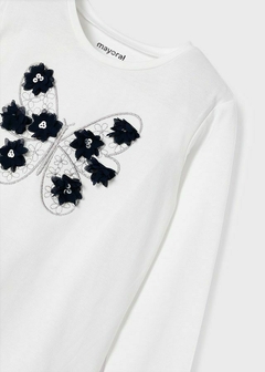blusa encaje mariposa - comprar en línea