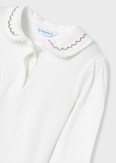 Polo m/l basico rojo
