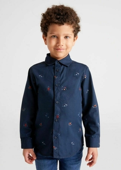 Camisa m/l estampada