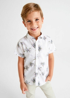 Camisa m/c estampada