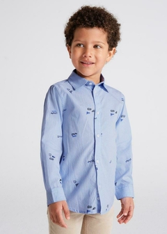Camisa m/l estampada