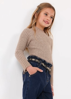 Pantalón de mezclilla slouchy niña - comprar en línea