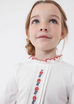 Blusa bordada Better Cotton niña