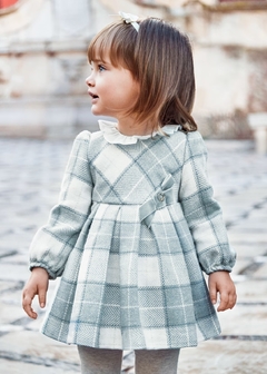 Vestido estampado cuadros bebé