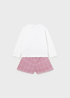 Conjunto 2 piezas short cuadros bebé - comprar en línea