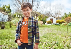 Camisa cuadros Better Cotton niño
