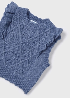 Chaleco tricot niña - keka moda infantil
