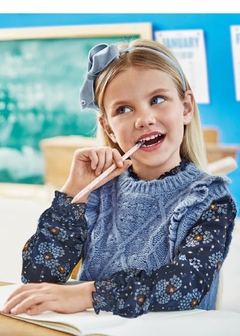 Chaleco tricot niña
