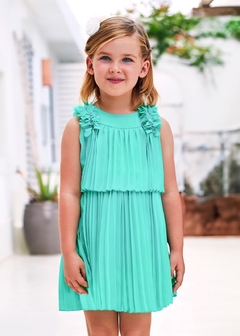 Vestido plisado niña