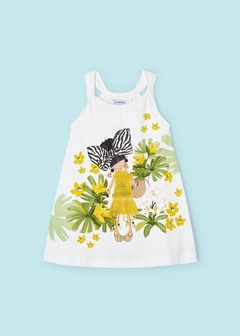 Vestido estampado Better Cotton niña - keka moda infantil