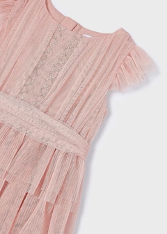Vestido tul plisado niña - keka moda infantil