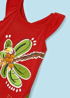 Vestido estampado Better Cotton niña - keka moda infantil