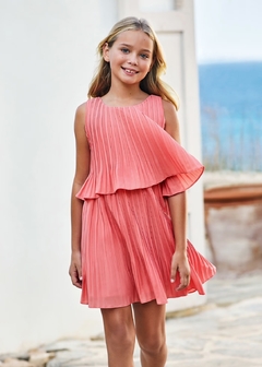 Vestido plisado chica