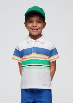 Polo rayas posicionadas Better Cotton niño