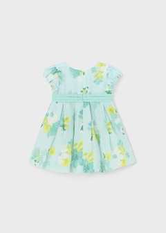 Vestido flores lino bebé - keka moda infantil