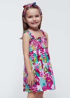 Vestido con diadema voile niña - comprar en línea