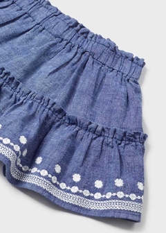 Conjunto 2 piezas bordado lino bebe - keka moda infantil