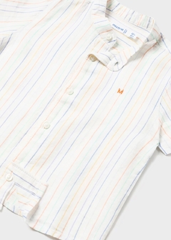 Camisa cuello mao lino bebé en internet