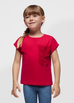 Playera bolsillo croché niña - comprar en línea