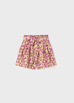 Falda pantalón flores chica