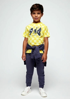 Playera damero Better Cotton niño en internet