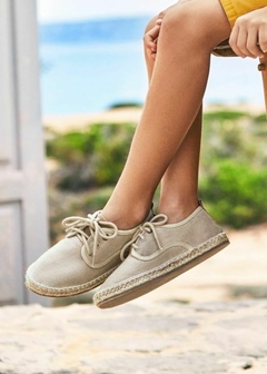 Alpargata cordones niño