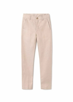 Pantalón chino tailoring lino chico - comprar en línea