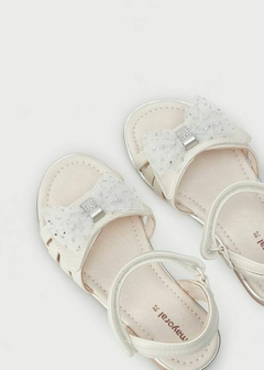 Sandalia moño plantilla piel sostenible niña - keka moda infantil
