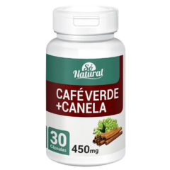 Café Verde + Canela 30 caps. 350mg - Só Natural